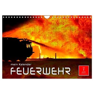Feuerwehr - mein Kalender (Wandkalender 2026 DIN A4 quer), CALVENDO Monatskalender
