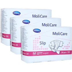 MoliCare Slip super, 7 Tropfen, Gr. M, 90 - 120 cm Hüftumfang 3X30 St