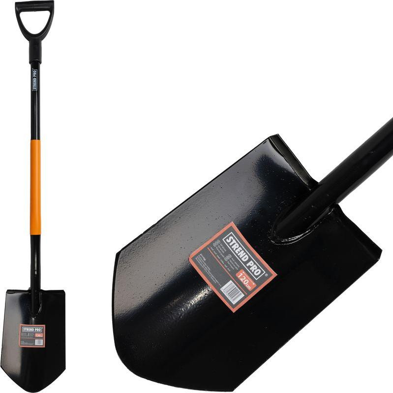 Strend Pro STYLER X03 puntige spade van staal met D-handgreep