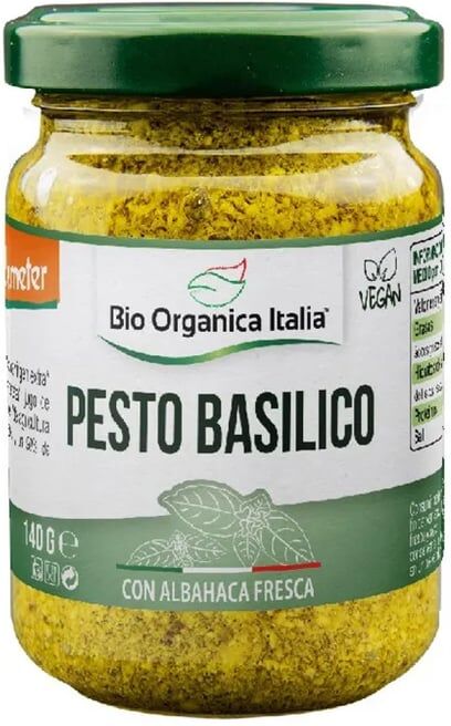 Bio Orgánica Italia Pesto Basílico Vegano Bio 140g
