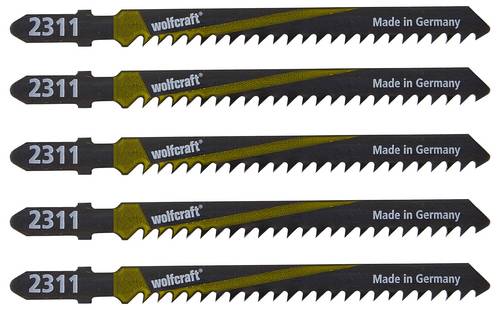 Wolfcraft 2361000 5 Stichsägeblätter 5St.