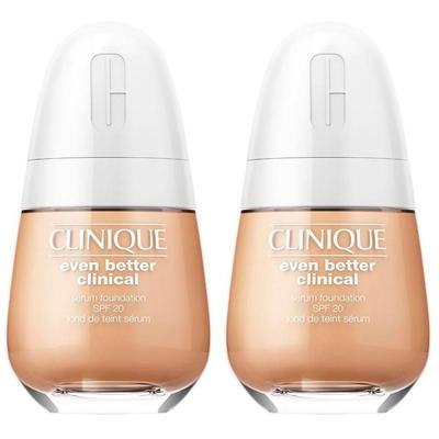 Clinique Even Better Clinical Serum Foundation Spf20 WN 16 Buff x2 2x30 ml Make up
