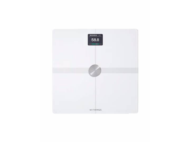 Withings Body Smart - White Analyse-Körperwaage – Körperanalysewaage/Körperfettwaage – weiss