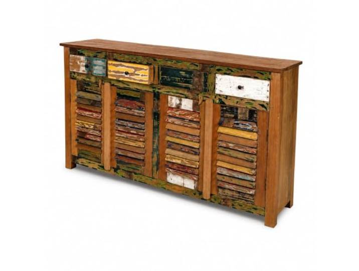SIDEBOARD RION Teak, 180x90x38 cm, bunt Kommode, Vintage Küchenschrank Küchenkommode, Vintage Schrank, rustikaler Wohnzimmerschrank, Holz Tresen