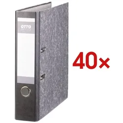 OTTO Office Budget 40er-Pack Ordner schwarz, 8x32x28.5 cm