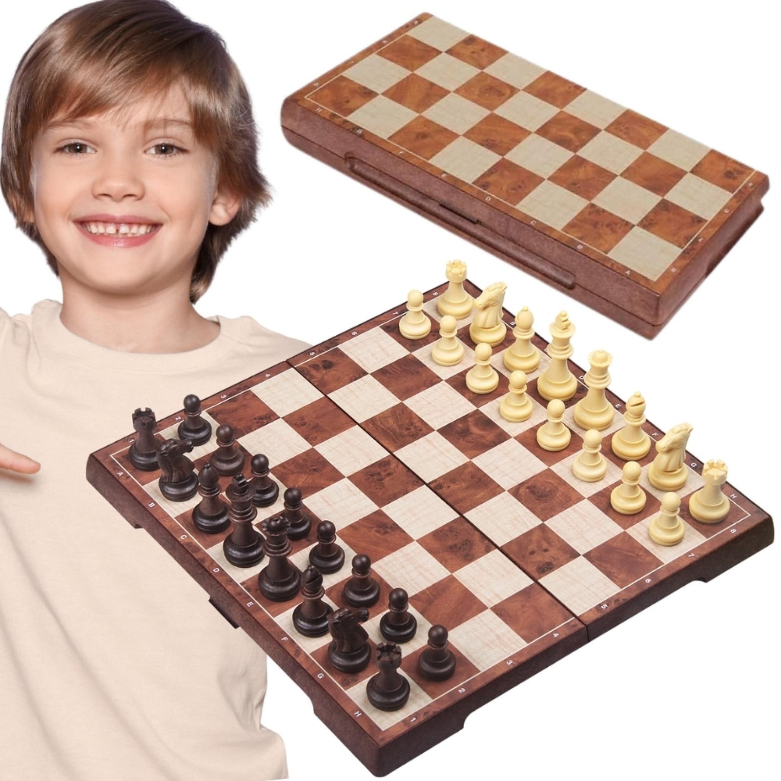 Woopie Schaken en Magnetische Dammen 2 in 1