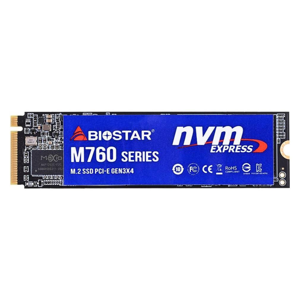 Biostar Dysk SSD M760 256GB (256 GB, M.2 2280) (M760-256GB)