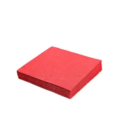 Serviette (PAP) 2-lagig rot 33 x 33 cm