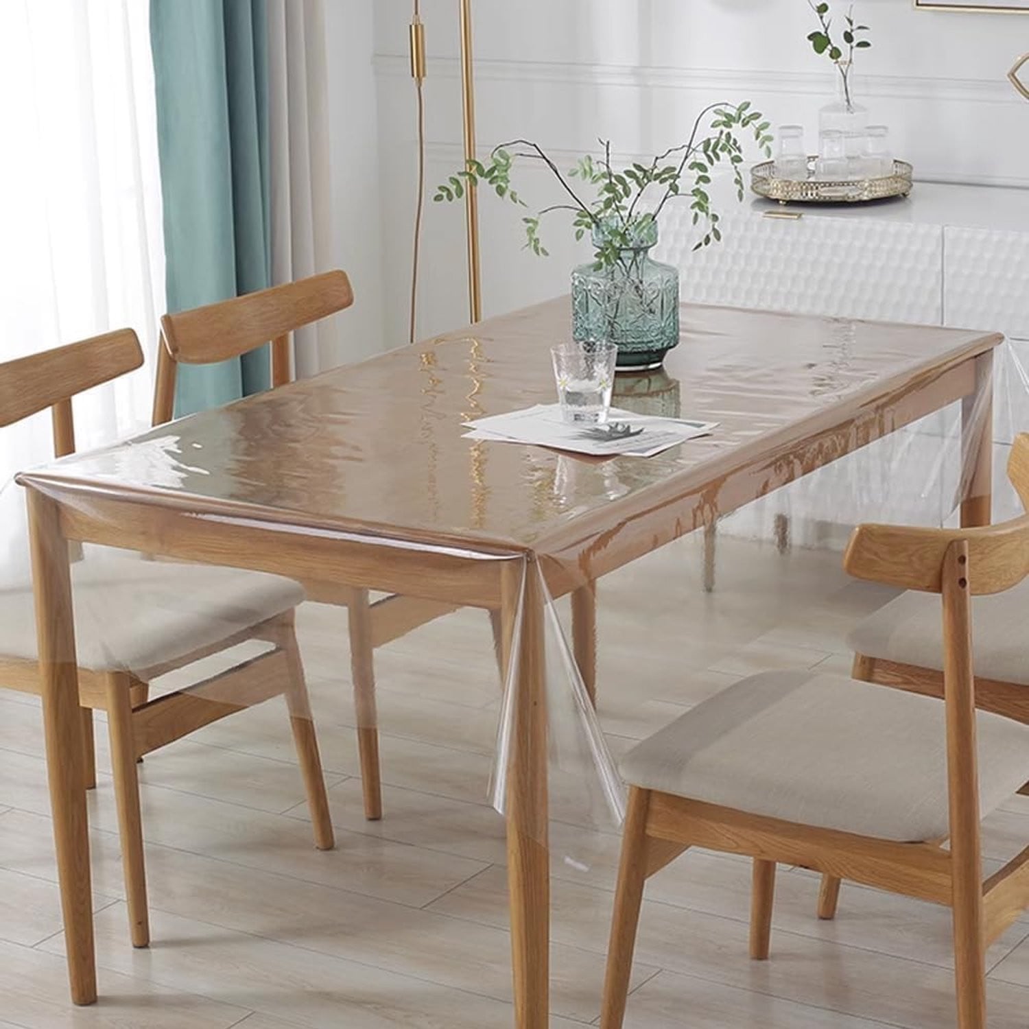 Transparant Tafelkleed 150 x 200 cm - Waterdicht en Krasbestendig Tafelkleed
