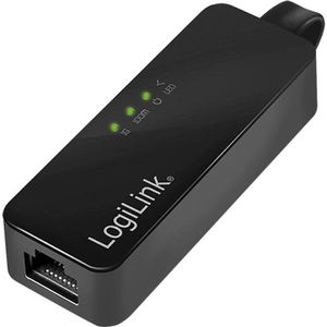 LogiLink USB-Adapter UA0184A m. Netzwerk-Anschluss, RJ45-Buchse auf USB-A Stecker, USB 3.0