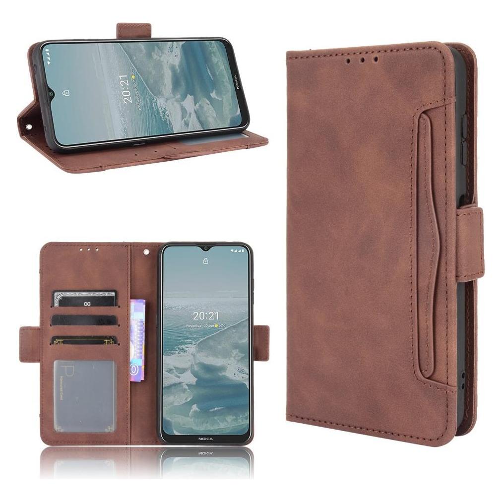Cover-Discount Nokia G10 / G20 - Etui mit vielen Kartenfächer braun (Nokia G10, Nokia G20) (104702356E)