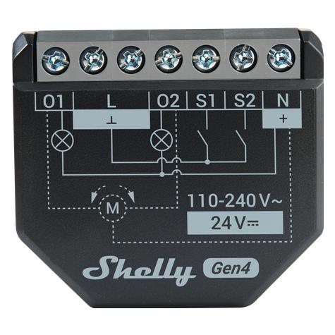 Shelly 2PM Gen4 (Schaltaktor) (Shelly 2PM Gen4 x4)