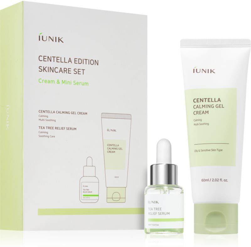 IUNIK Centella Skincare Set gift set to soothe and strengthen sensitive skin