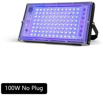 Uplift Essentials 395nm 400nm LED UV Floodlight Waterproof Blacklight Stage Lamp For Party And Outdoor Lighting 100w No Plug