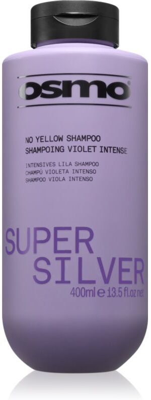 Osmo Super Silver No Yellow Shampoo shampoing déjaunissant pour cheveux blonds et gris 400 ml