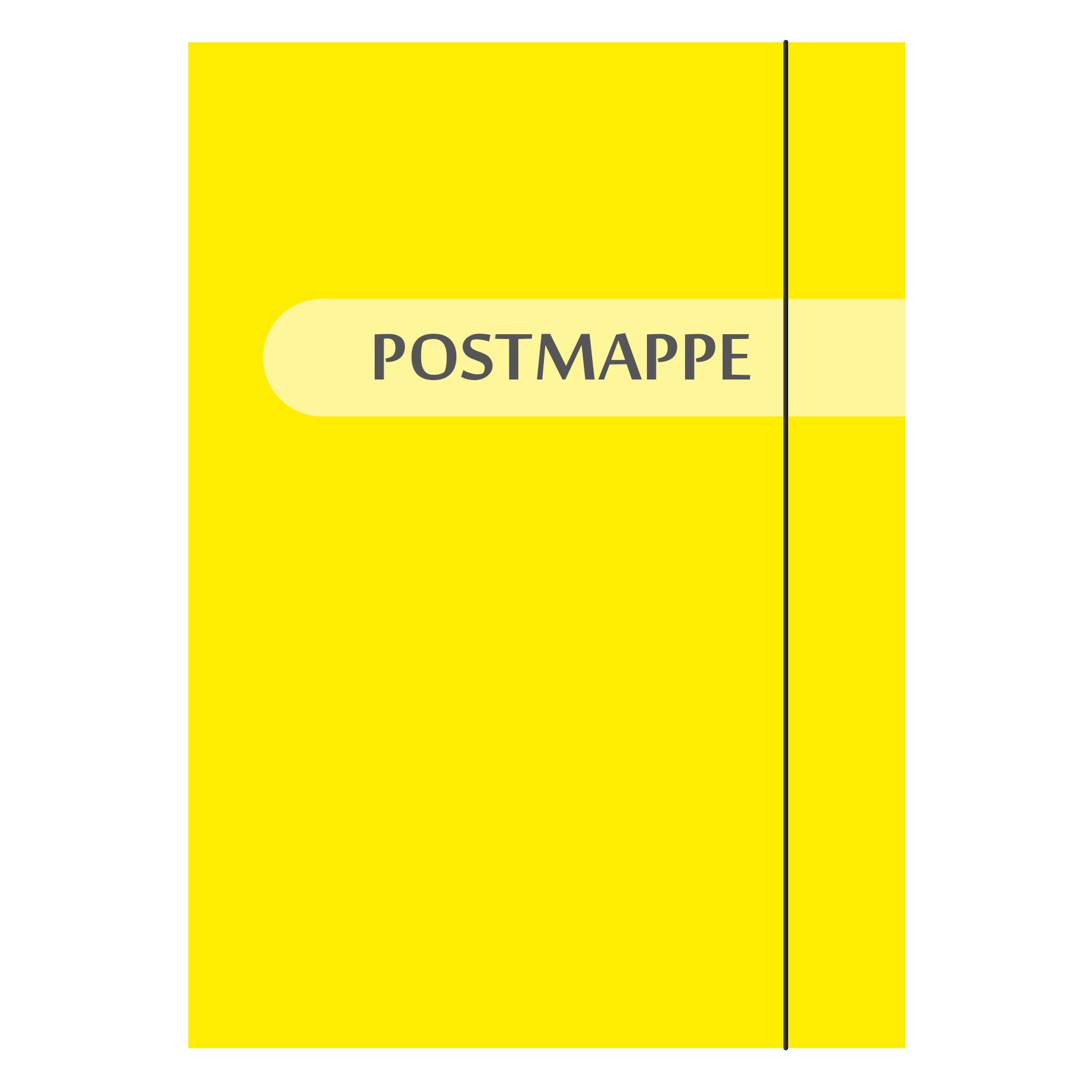 Rnk 10 RNK-Verlag Eckspanner Postmappe DIN A4 gelb (A4, 10x) (46319)