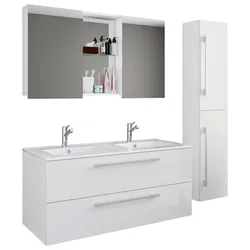 Badezimmer Budasi 4-tlg. Weiß