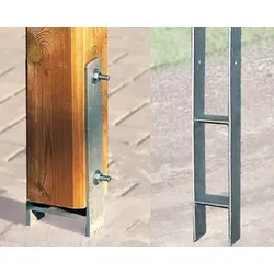 Weka H-Anker-Set für Carport 609 / Leimholz Carport mit Dachbegrünung