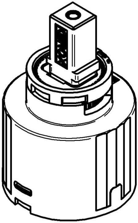 Grohe EICHELBERG Keramik-Kartusche 440440 40mm integr. Temperatur- und Mengenbegrenzung, 44044000 44044000