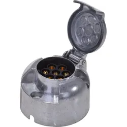 ANHGR 36668 - KFZ - Steckdose, 7-polig, Metall