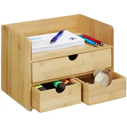 Relaxdays, Schreibtisch Accessoire, Schreibtisch-Organizer