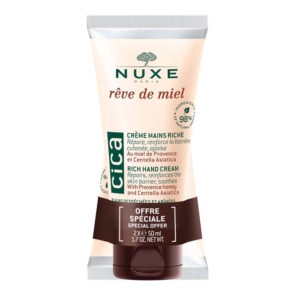 Nuxe Duo 24 Reve de Miel Cica Handcreme 1 St Kombipackung