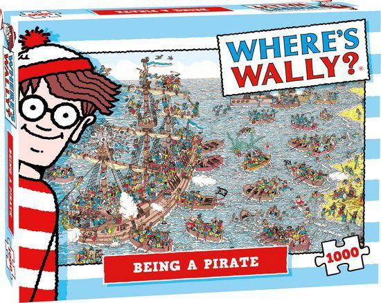 Plenty Gifts Puzzel Where's Wally Being A Pirate 1000 stukjes