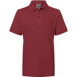 Kinder Polo-Shirt "JN070K" - XL - wine
