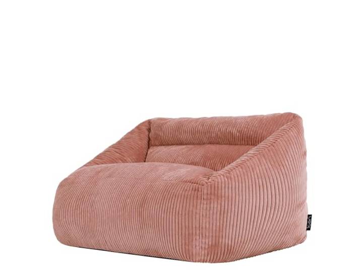 Icon Cecilia Cord Sitzsack Kinder Sofa mit Füllung, Rosa In Deutschland Hergestellt, Sitzsack Sofa, Weicher Cordstoff, Kinder Sessel für Kinderzimmer und Schlafzimmer