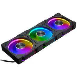 PHANTEKS D30 PWM D-RGB schwarz | 3er-Pack 120mm Gehäuselüfter
