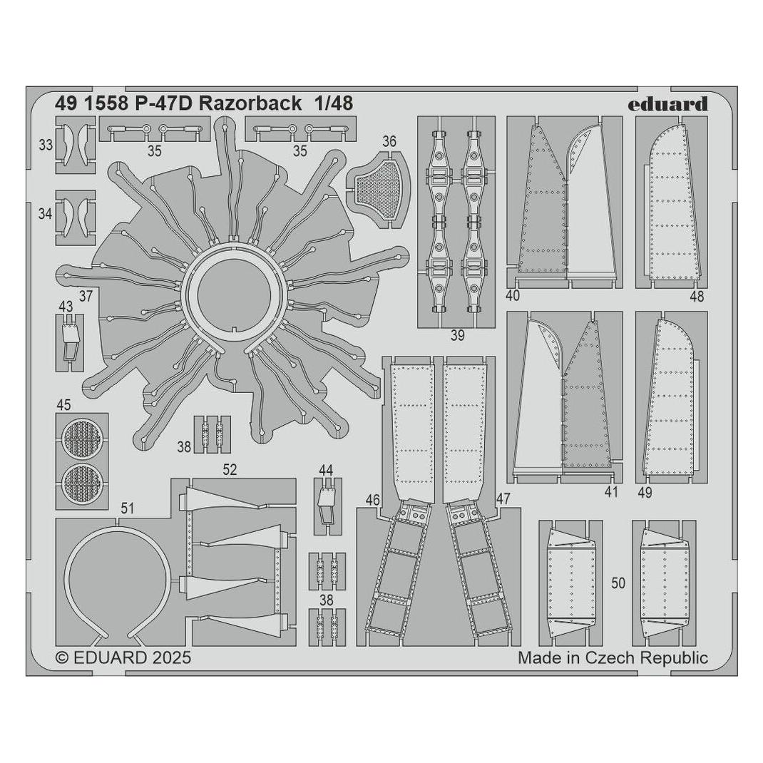 Eduard P-47D Razorback for Miniart (BIG49468)