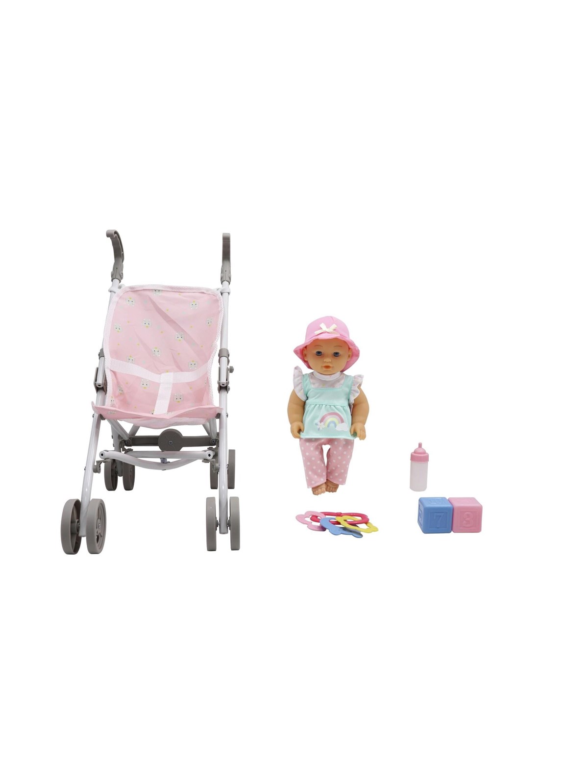 Happy Friend Lotta Doll 30cm with Stroller Set