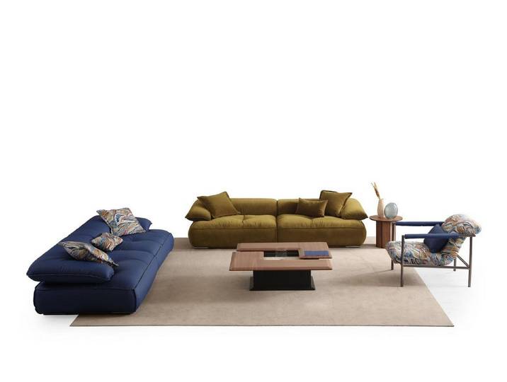 JVmoebel Polstergarnitur JVMoebel Wohnzimmer Garnitur in grünem Polsterstoff mit Couchtisch, (Set, 3-tlg)