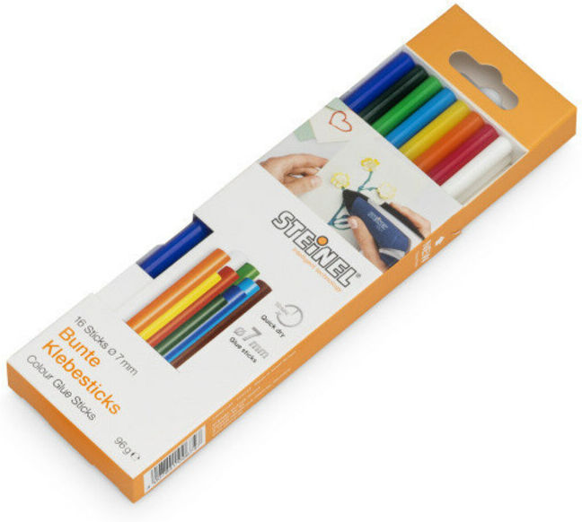 steinel Bâtons de colle, diamètre 7 mm, couleur VE de 16 pièces (006969)