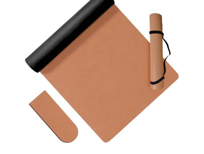 Relaxdays Tapis yoga avec sangle, 5 mm