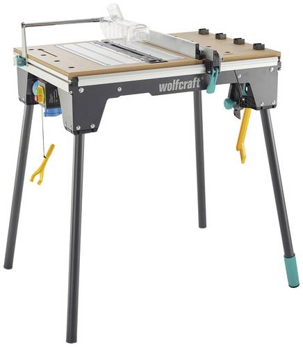 Wolfcraft 6907000 1 MASTER cut 2200 Maschinentisch 17kg Schwarz, Silber