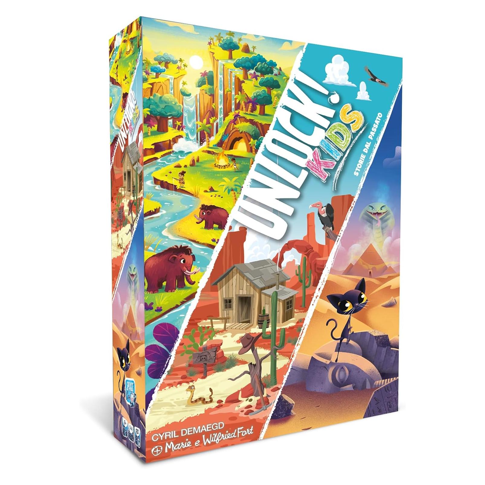 Asmodée Unlock! - Kids 2: Ed. Italiana (Italienisch, 1 - 6 Spieler) (SCOUNLK02IT)