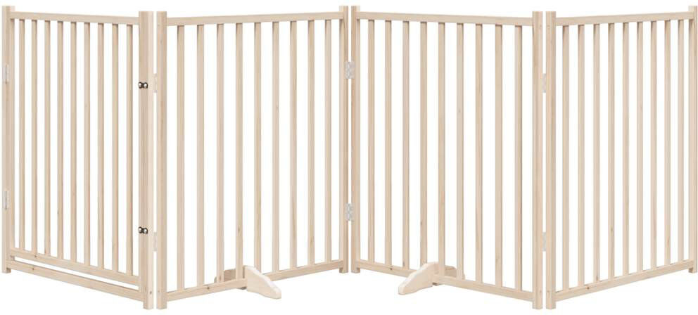 Archie & Oscar Talala Solid Wood Dog House Door Beige 90cm H x 320cm W x 2cm D