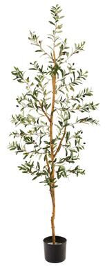 Nearly Natural "5.5' Olive Artificial Tree - 6"""