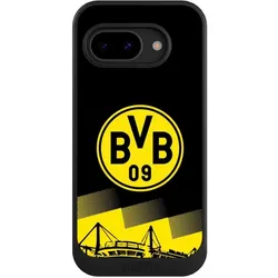 Nivocase Hülle für Google Pixel 9a Handyhülle NIVOcore Case Schwarz BVB Borussia Dortmund Stadion (Google Pixel 9a), Smartphone Hülle, Schwarz