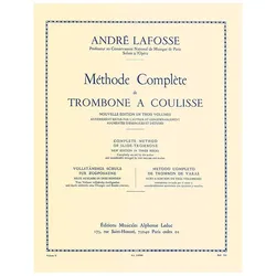 Méthode complète vol.2 de trombone a coulisse (fr/en/dt/span), Fachbücher von André Lafosse