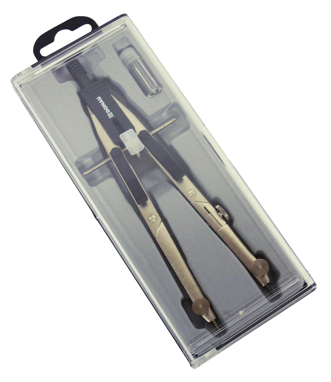 DONAU Schnellverstellzirkel 5500100-04, silber/schwarz, Ø 17,0 cm