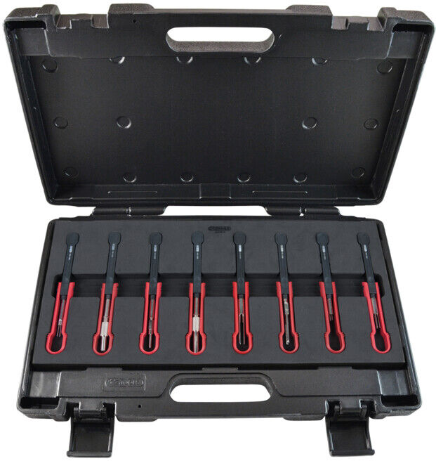 Jeu d'extracteurs de cosses VUL pour connexions courantes, 8 pièces KS Tools (154.0175)