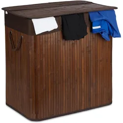 Relaxdays, Wäschekorb, Wäschekorb (40 l)