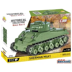 Cobi Historical Collection World War II 2715 Sherman M4A1 2715