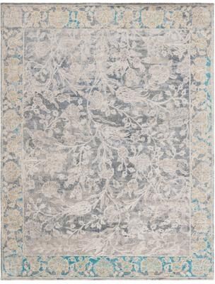 SAFAVIEH Couture Hand-knotted Centennial Lorna Modern Abstract Silk Rug