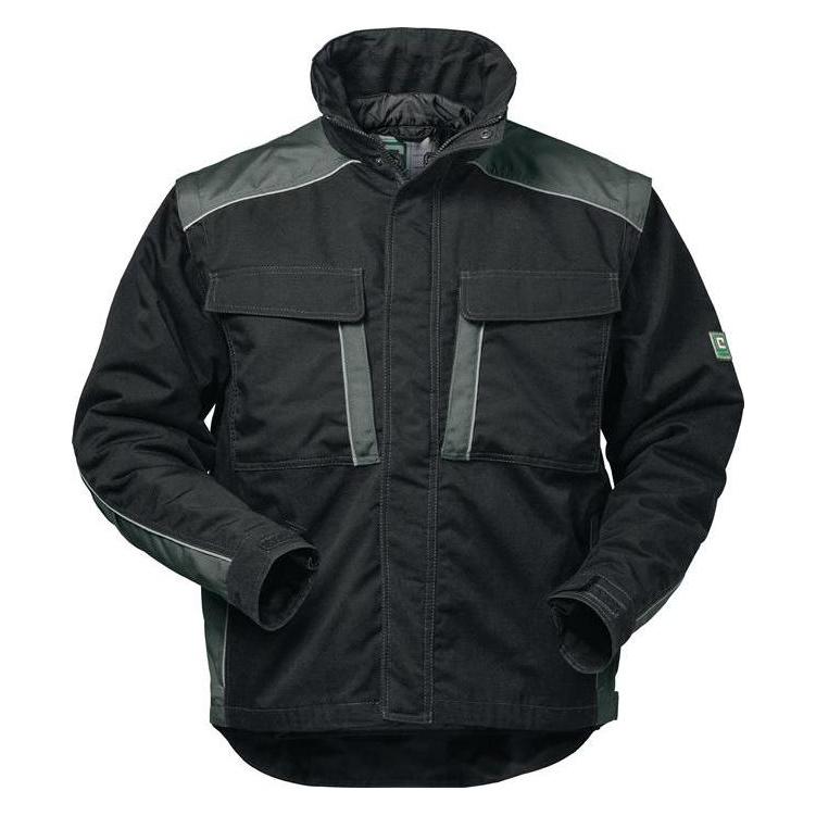 Elysee Canvas Outdoorjacke 2 in 1 Basel Grösse L schwarz/grau (L) (22651-2)