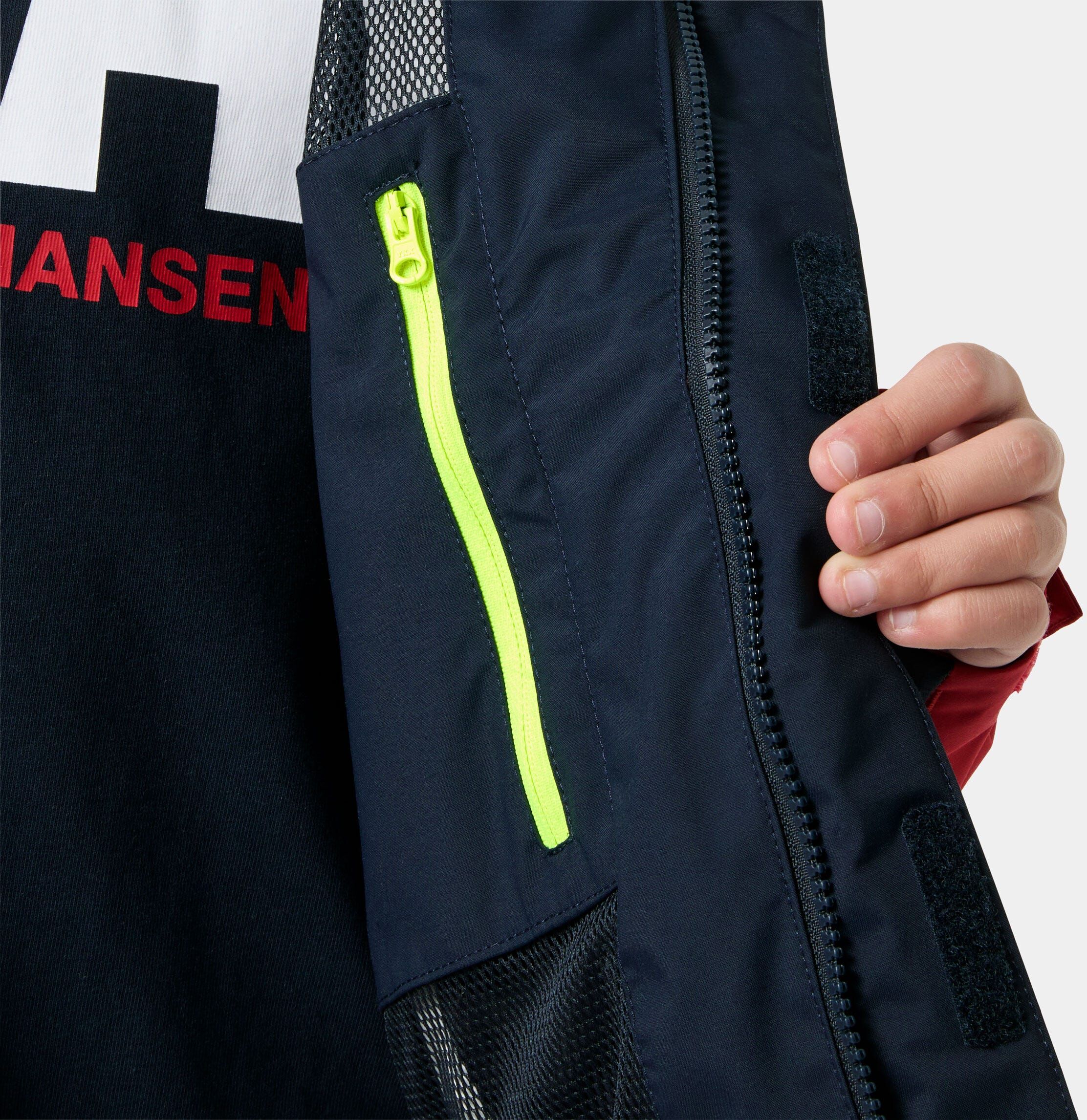 Helly Hansen Junior's  Salt Port 2.0 Jacket - Blue - 10