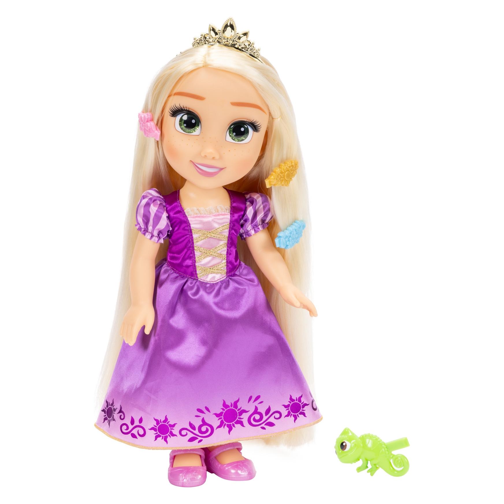 Jakks Pacific Disney Prinzessin Magische Licht- und Stil-Rapunzel-Puppe 38 cm. (290924-V1)