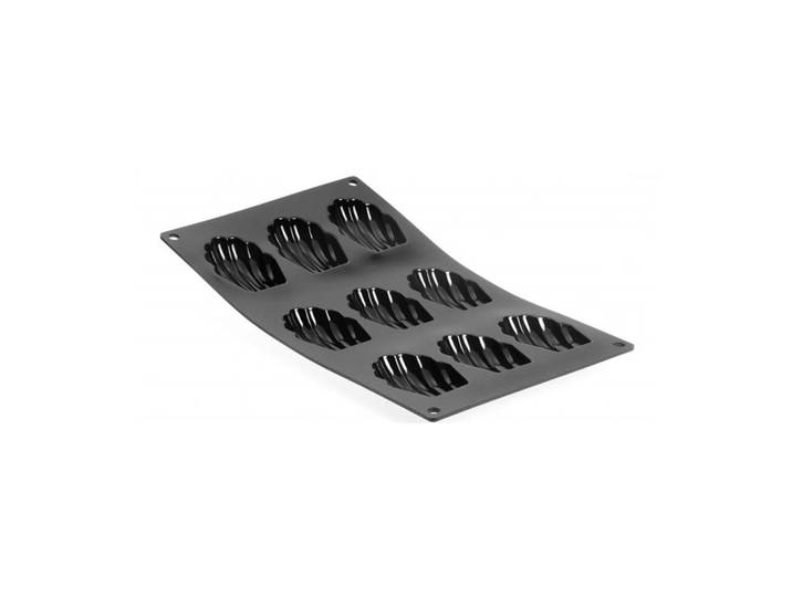 De Buyer Backförmchen Moul Flex schwarz Silikon B 17.5 T 30 cm